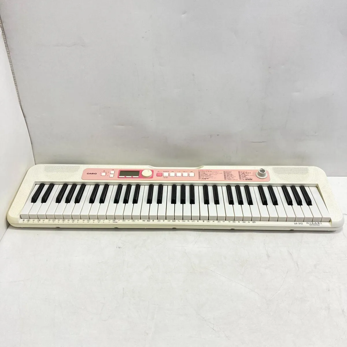 出音良好♪ CASIO カシオ61鍵盤電子キーボードLK-312 光ナビゲーション