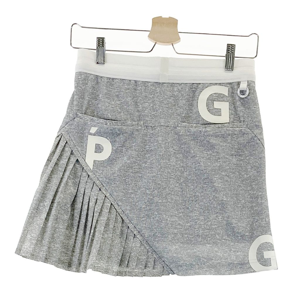 サイズ：0 PGG PEARLY GATES パーリーゲイツ  プリーツ切替 スカート  グレー系 [240101602828] ゴルフウェア レディース ストスト