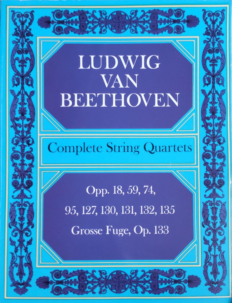 ベートーヴェン 弦楽四重奏曲全集 (弦楽器) 輸入楽譜 Opp. 18, 59, 74