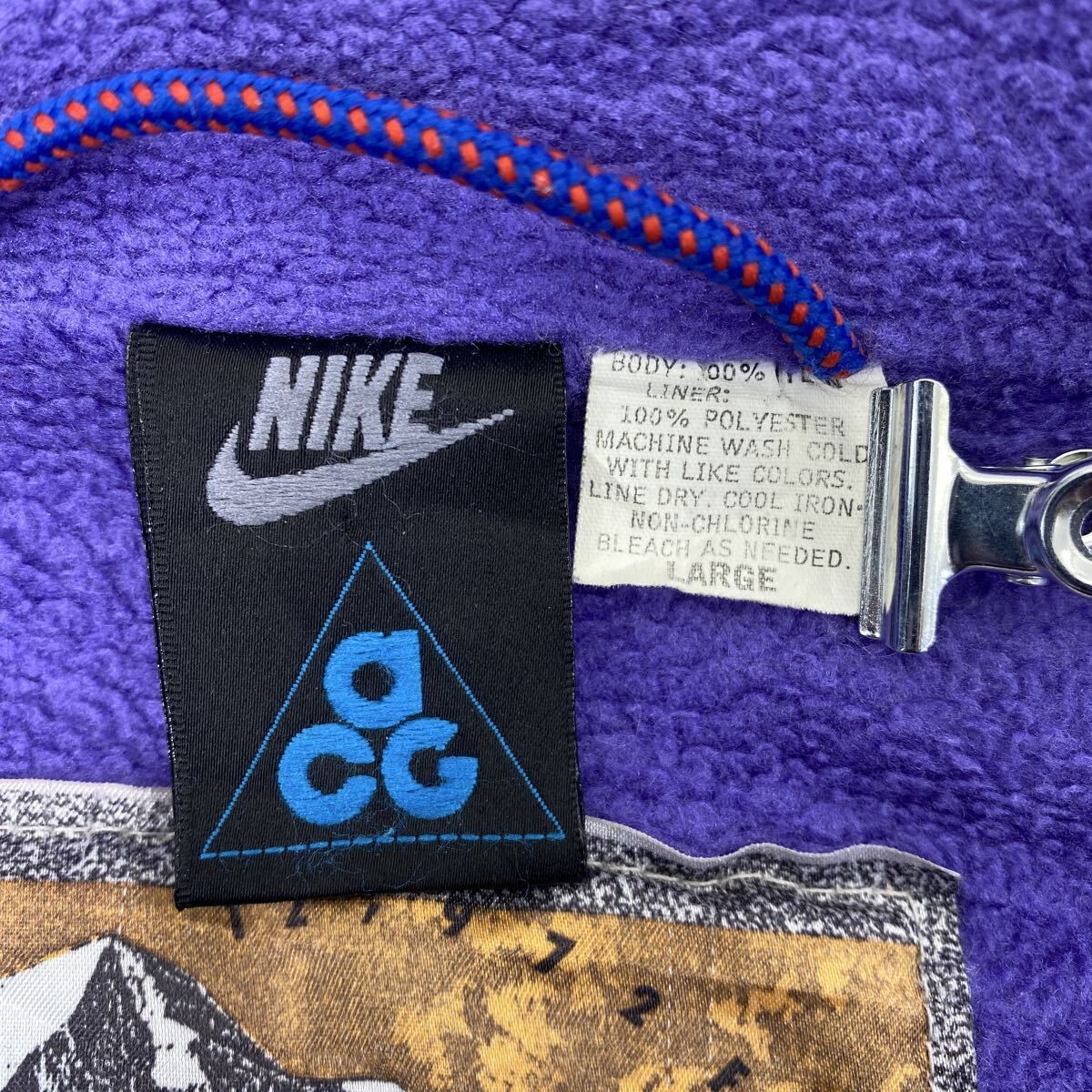 90s NIKE ACG 名山シリーズ ジャケット L レッド ナイキ エーシージー