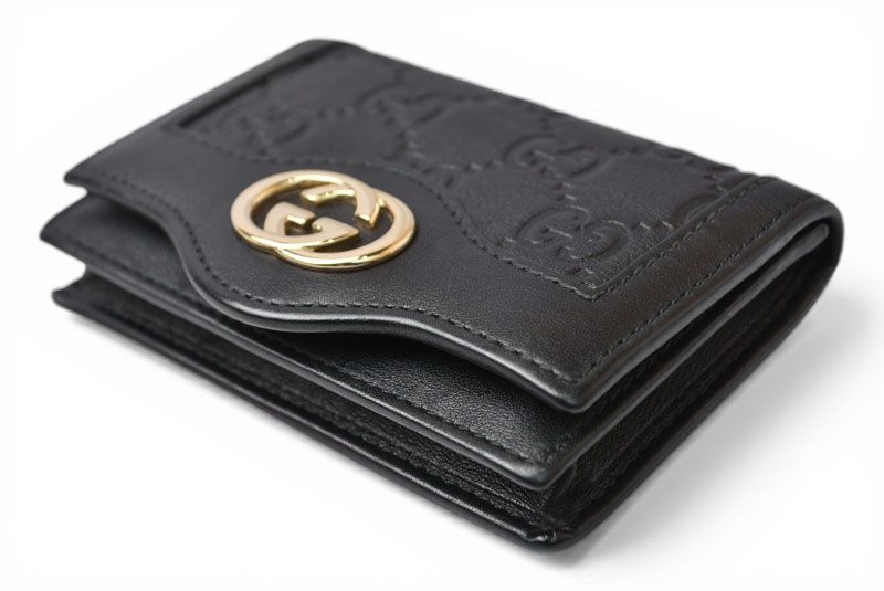 グッチ カードケース/名刺入れ GUCCI グッチシマ/インターロッキングG