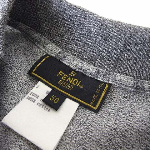フェンディ FENDI ポロシャツ シャツ トップス ズッカ柄 コットン 半袖