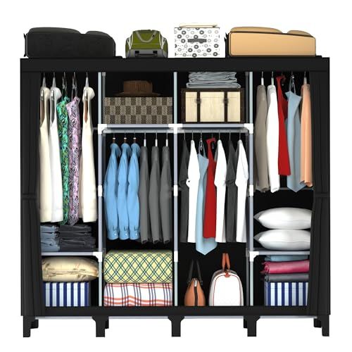 簡易ポータブル組立クローゼット 防湿・防塵・防カビの不織布