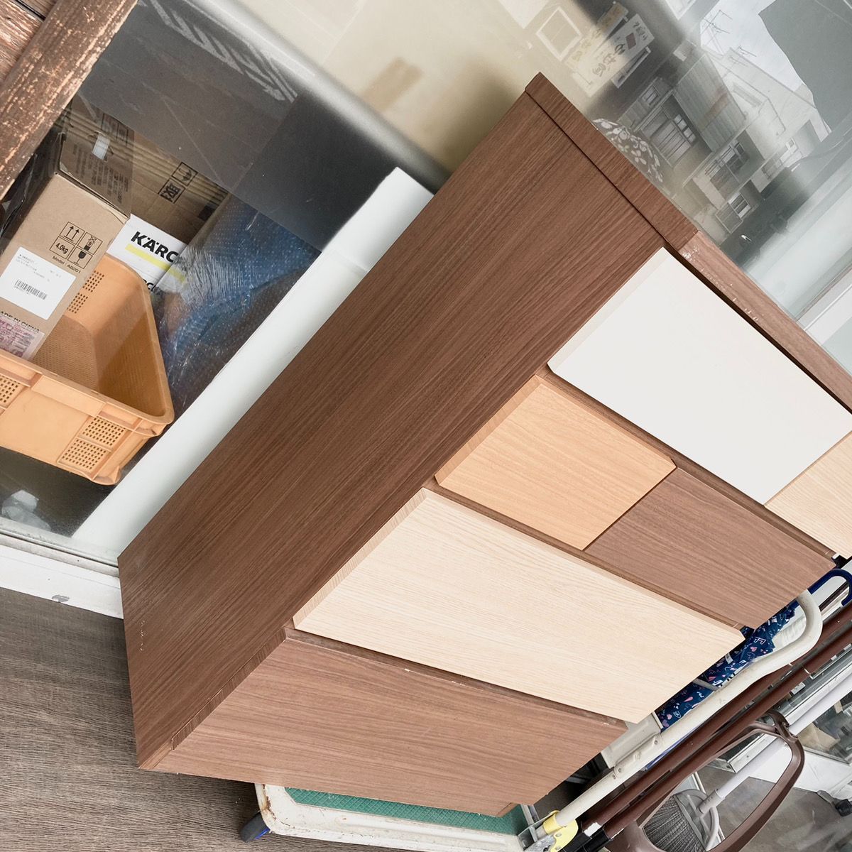 4段チェスト KARINA-80LC ブラウン 木製 タンス 洋服タンス 収納家具