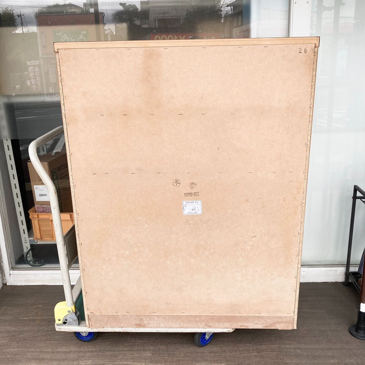 KARINA-80HC チェスト タンス 収納家具 4段チェスト KARINA-80LC ブラウン 木製 タンス 洋服タンス 収納家具