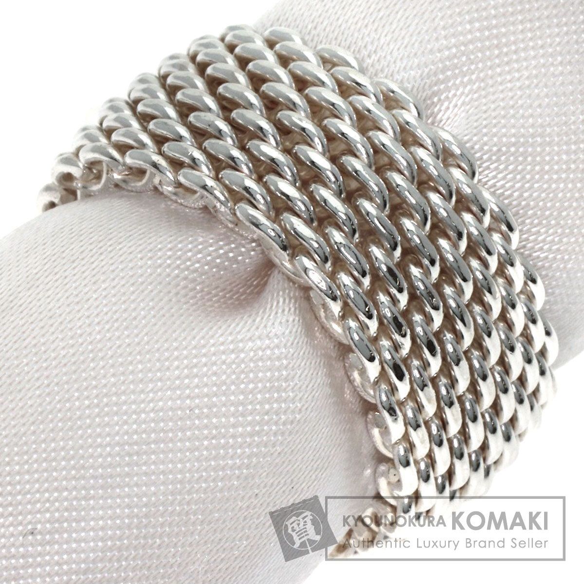 TIFFANY&Co. ティファニー サマセット メッシュ リング・指輪 SV