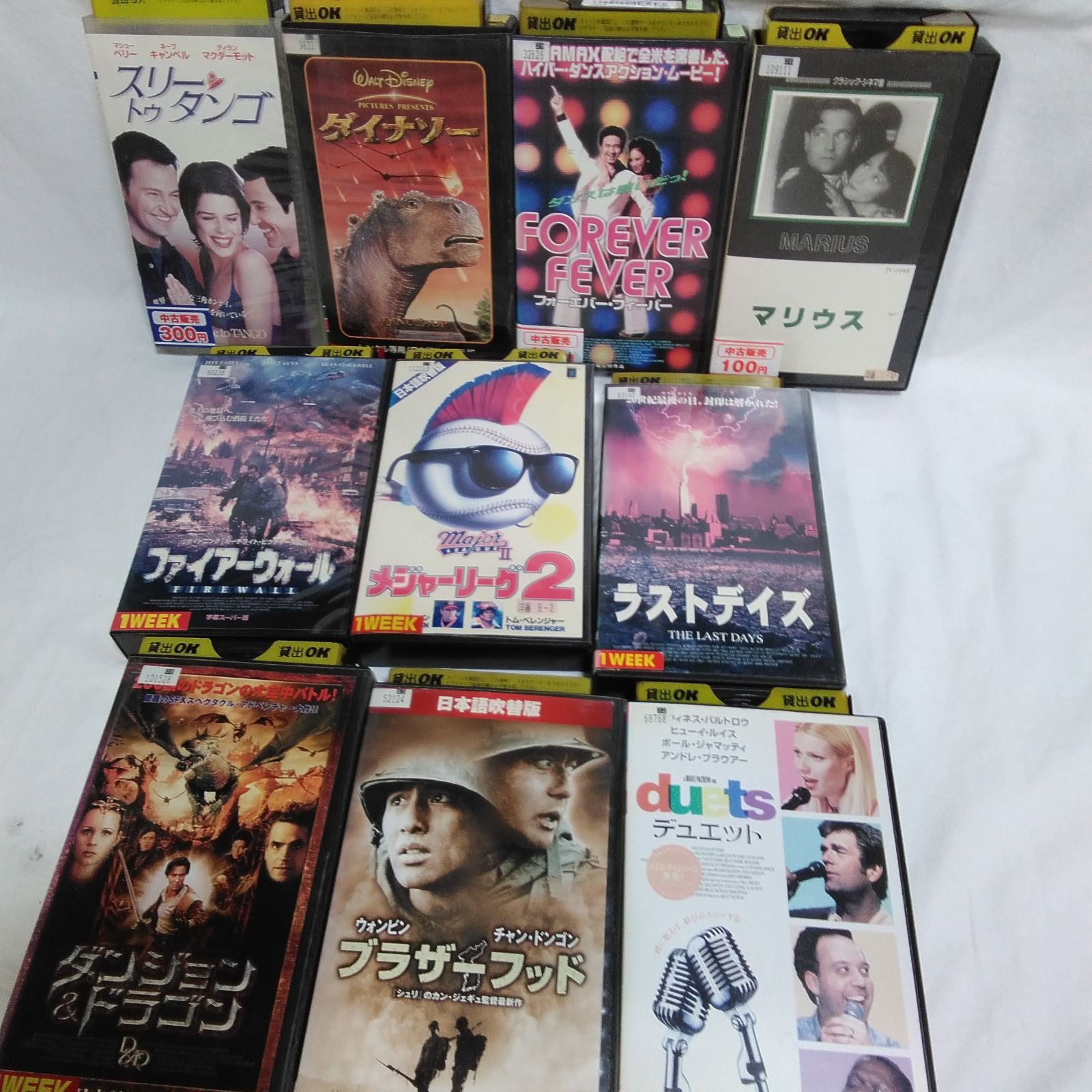 お楽しみ！ VHSビデオソフト 25本まとめ売り 一部レンタル落ち 洋画