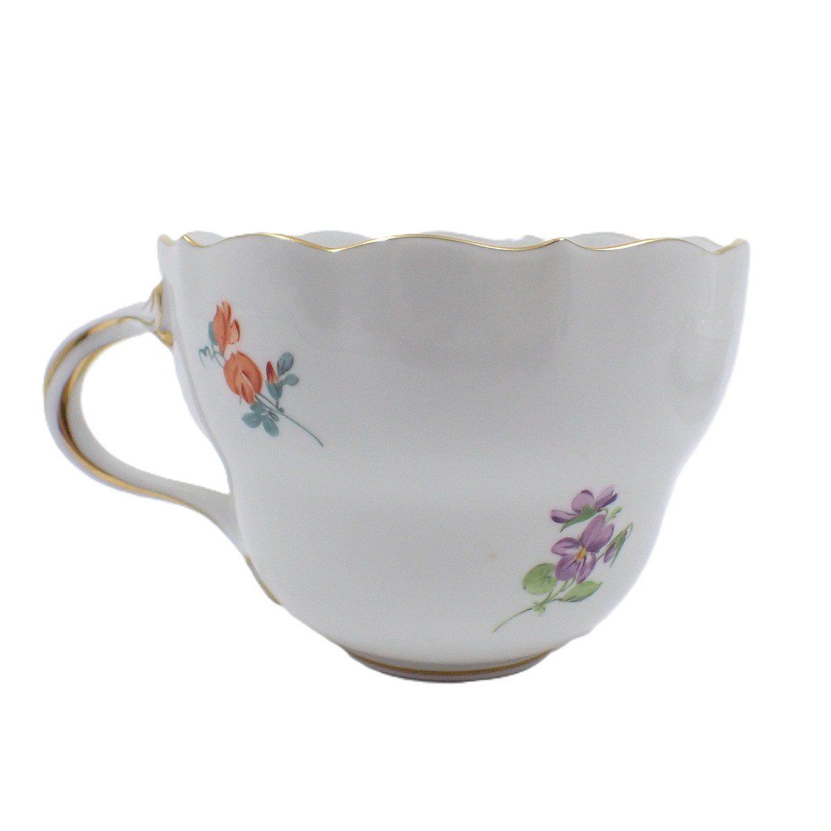 MEISSEN マイセン ベーシックフラワー 三つ花 カップ＆ソーサー