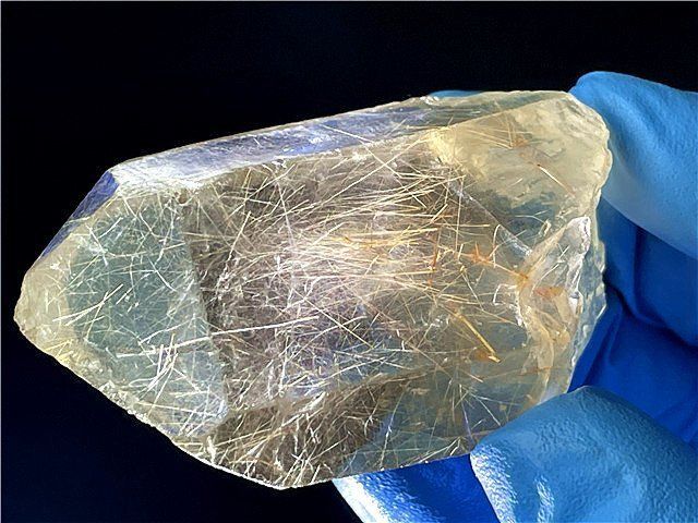 AAA級天然ゴールドルチルクォーツ原石B90P3/65P13C - メルカリ