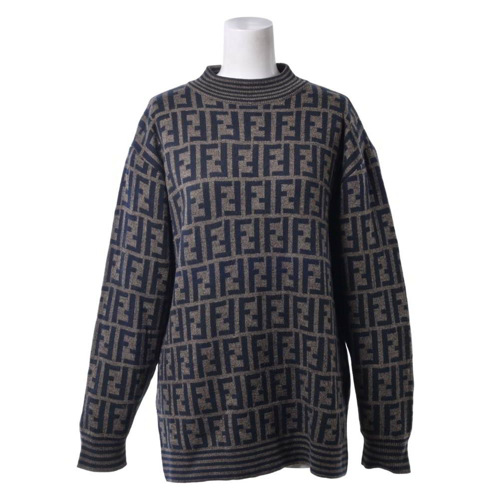 FENDI イタリア製 ヴィンテージ ズッカ ニット - メルカリ