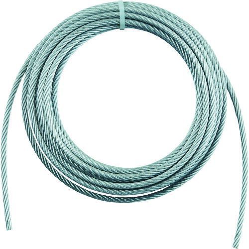 ＴＲＵＳＣＯ　手動ウインチ用ワイヤーΦ８×３０Ｍ用（切りっ放し）