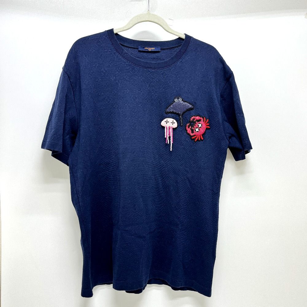 LOUIS VUITTON ルイヴィトン 半袖Tシャツ ビーズアニマル&モノグラム 