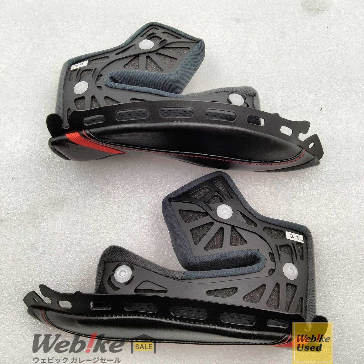 SHOEI GT-Air2 チークパッド 31mm TYPE-N RXBI26227 SHOEI - TYPE-N GT
