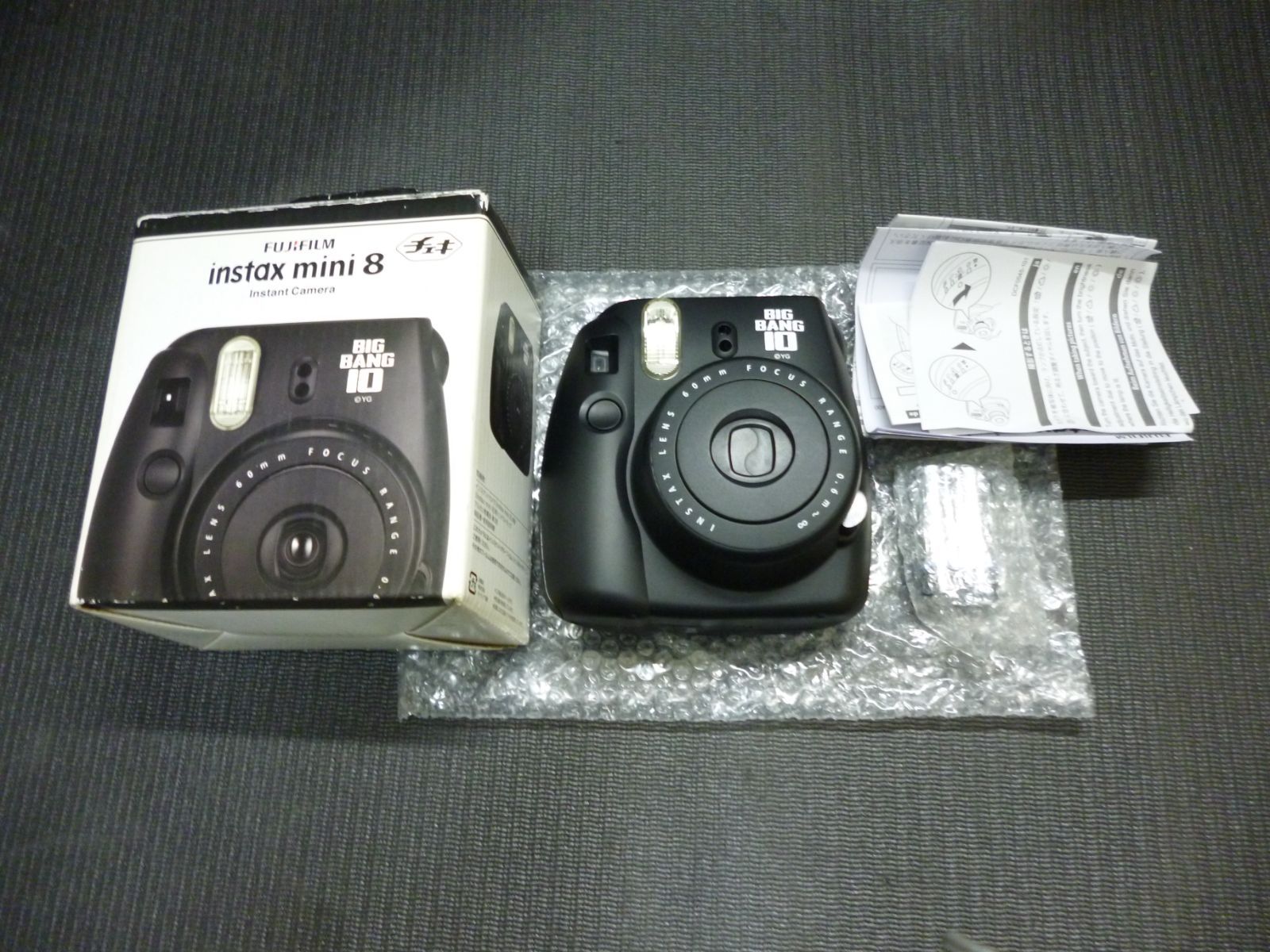 未使用品 FUJIFILM instax mini 8 BIG BANG 10周年記念 限定 ラスト賞