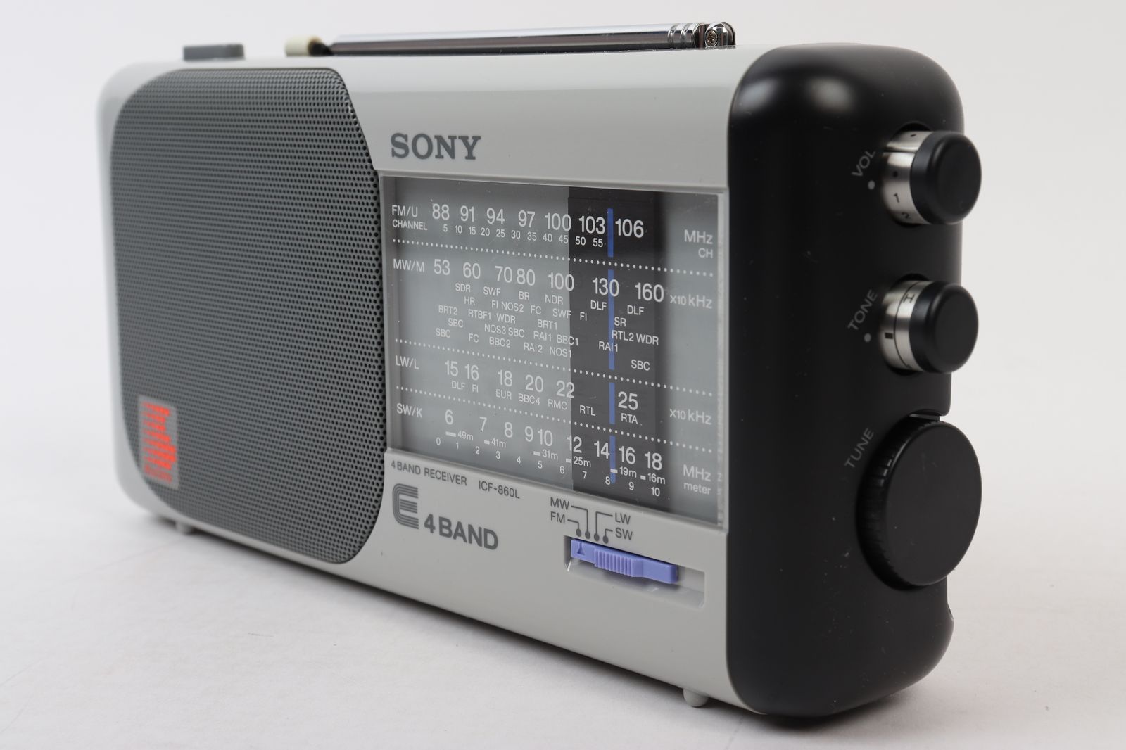 SONY ラジオ ヴィンテージ ポータブル 海外向け 4バンド ICF-860L