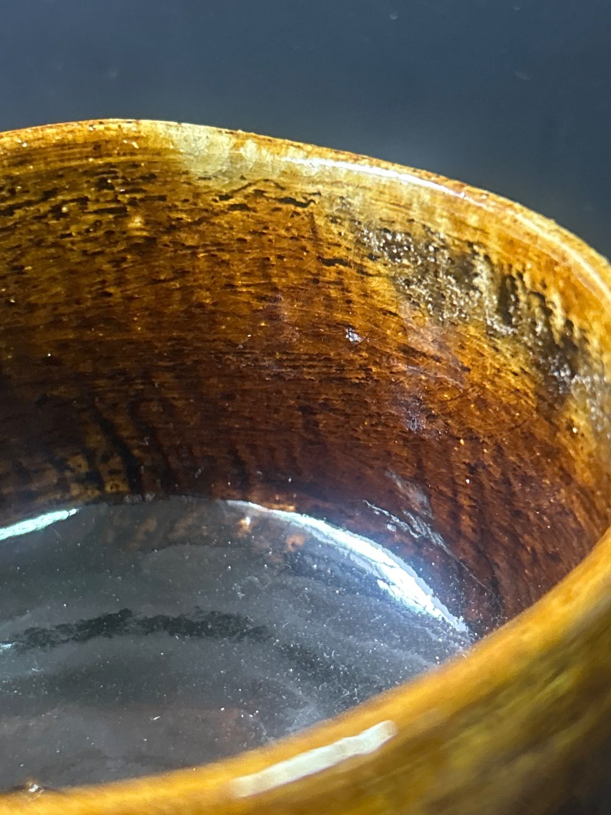 飴釉 楽茶碗 楽焼 抹茶碗 陶磁器 - メルカリ