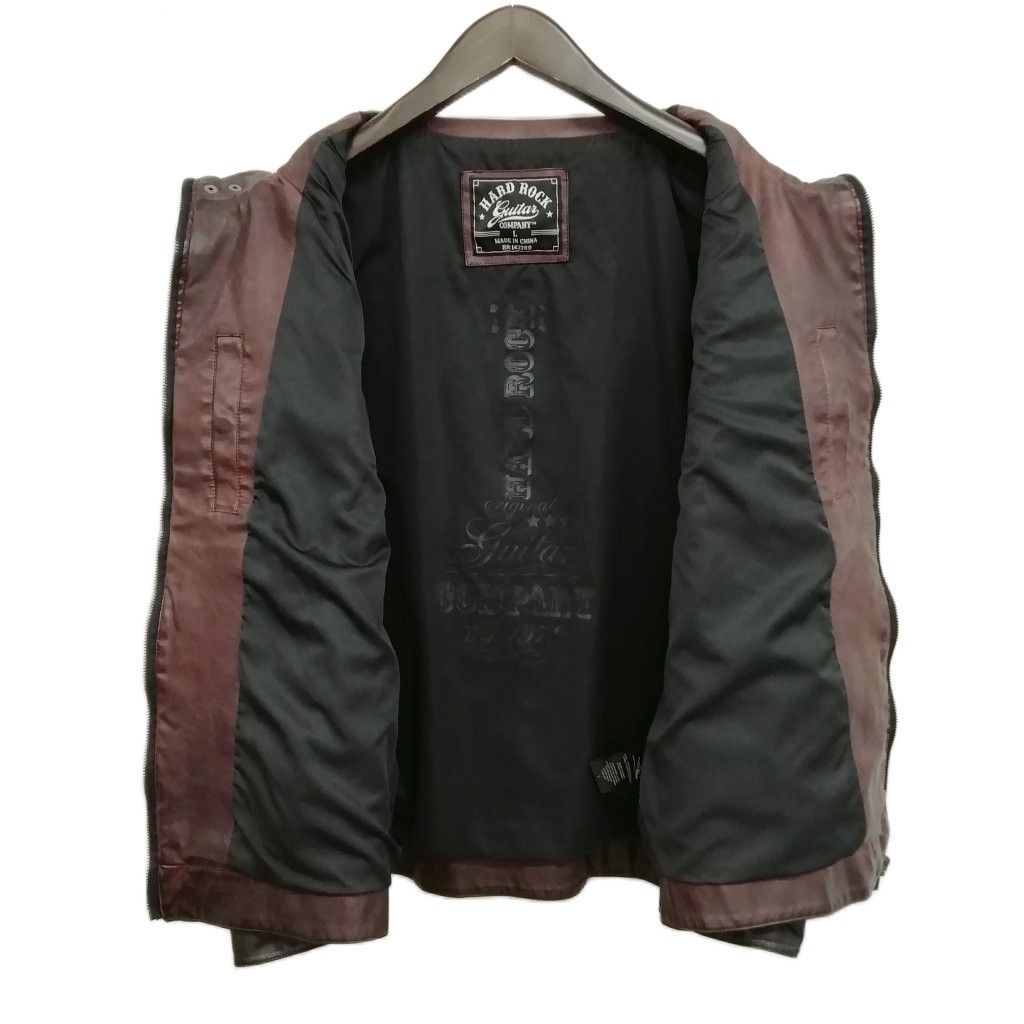 ハードロックカフェ Hard Rock Cafe フェイクレザー ライダース