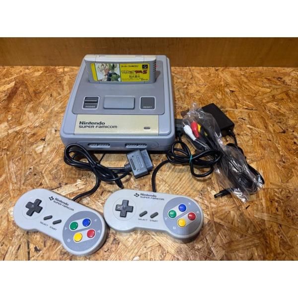 スーパーファミコン 本体 任天堂 メンテ済 ソフト付き S12683182