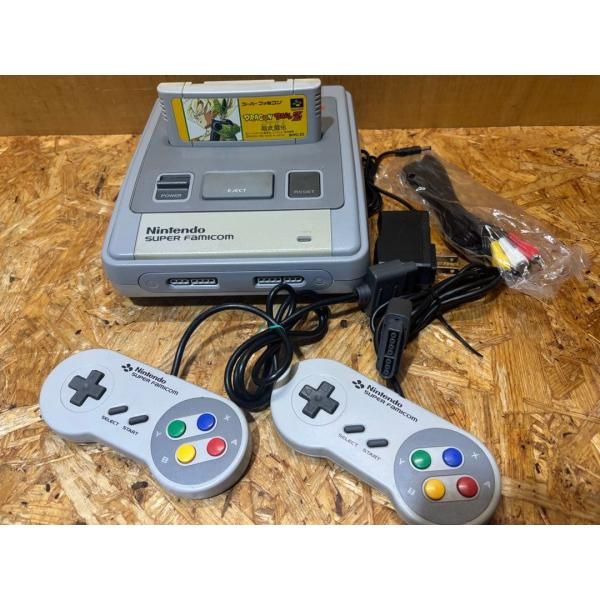 スーパーファミコン 本体 任天堂 メンテ済 ソフト付き S20674943