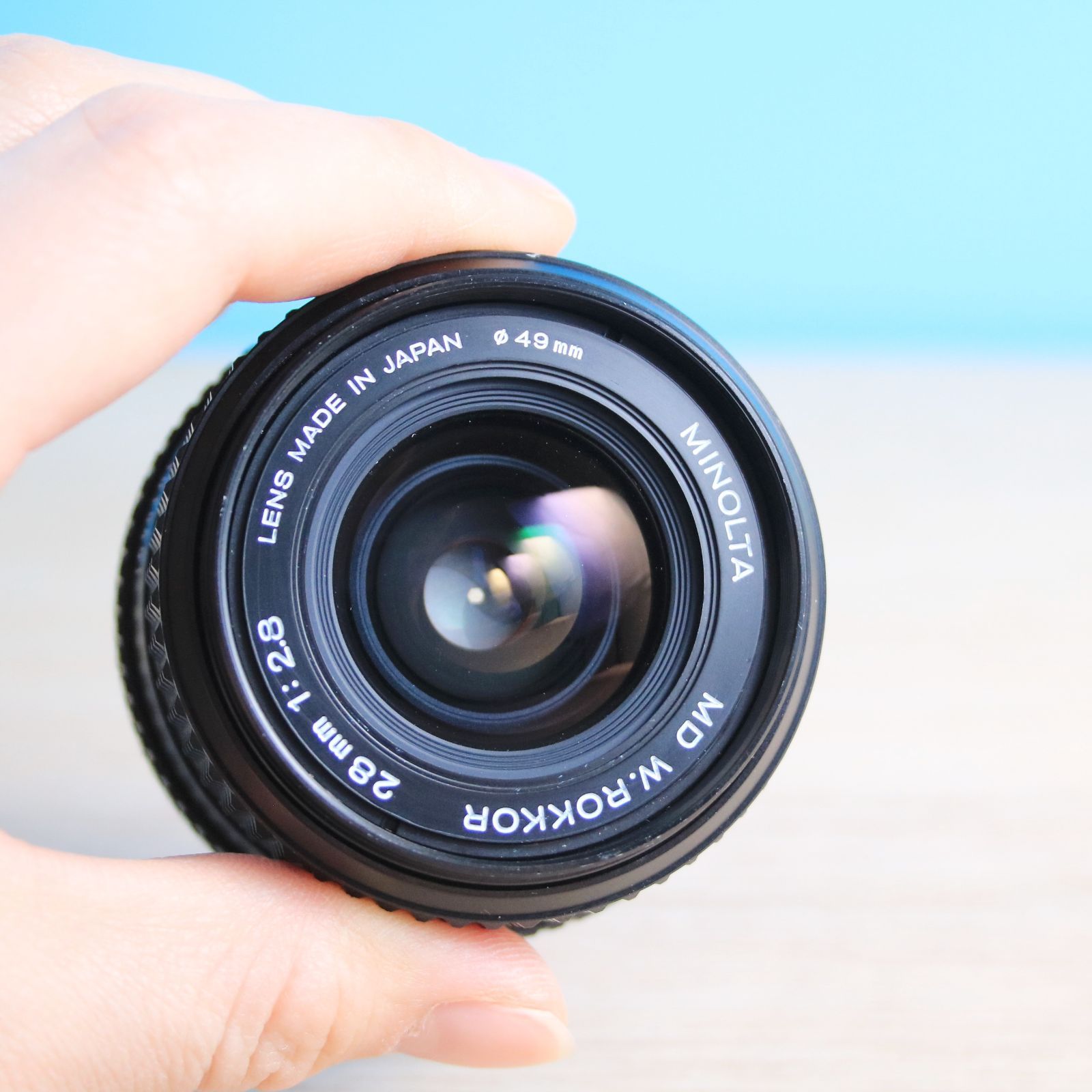 ❁光学美品❁ MINOLTA MD W.ROKKOR 28mm f2.8 ミノルタ オールドレンズ