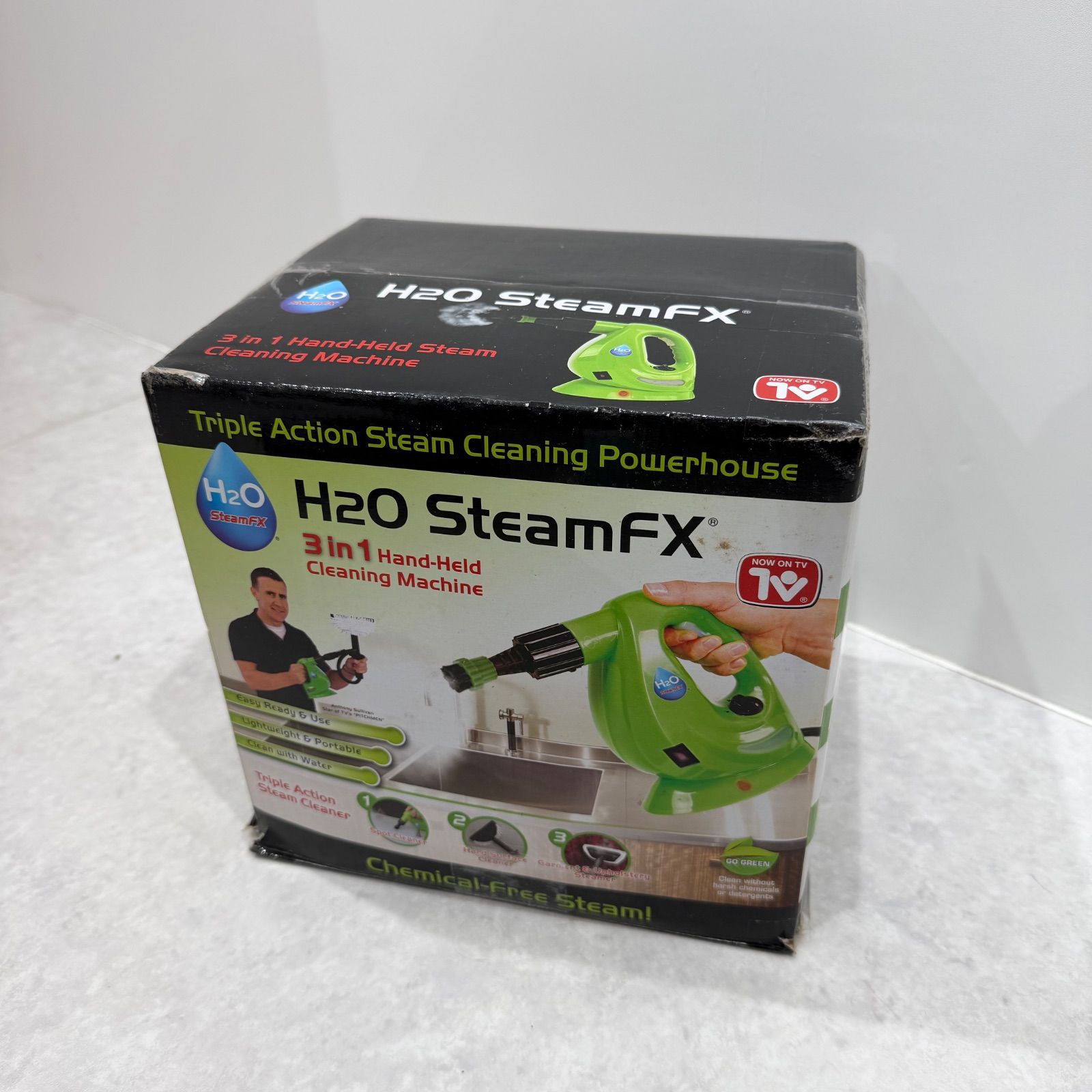 付属品多数！】H2OスチームFX レッド スチームクリーナー 除菌 掃除