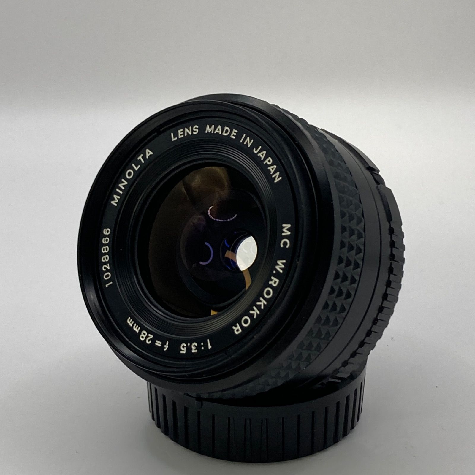 極上美品】Minolta MC W.ROKKOR 28mm F3.5 光学クリア/黄変なし！絞り