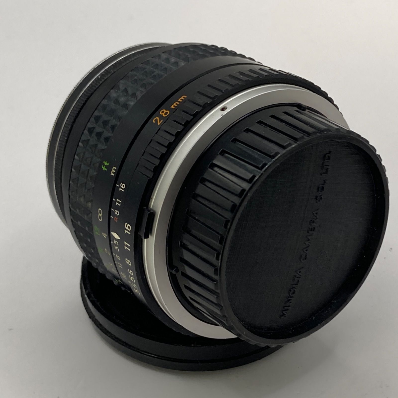 極上美品】Minolta MC W.ROKKOR 28mm F3.5 光学クリア/黄変なし！絞り