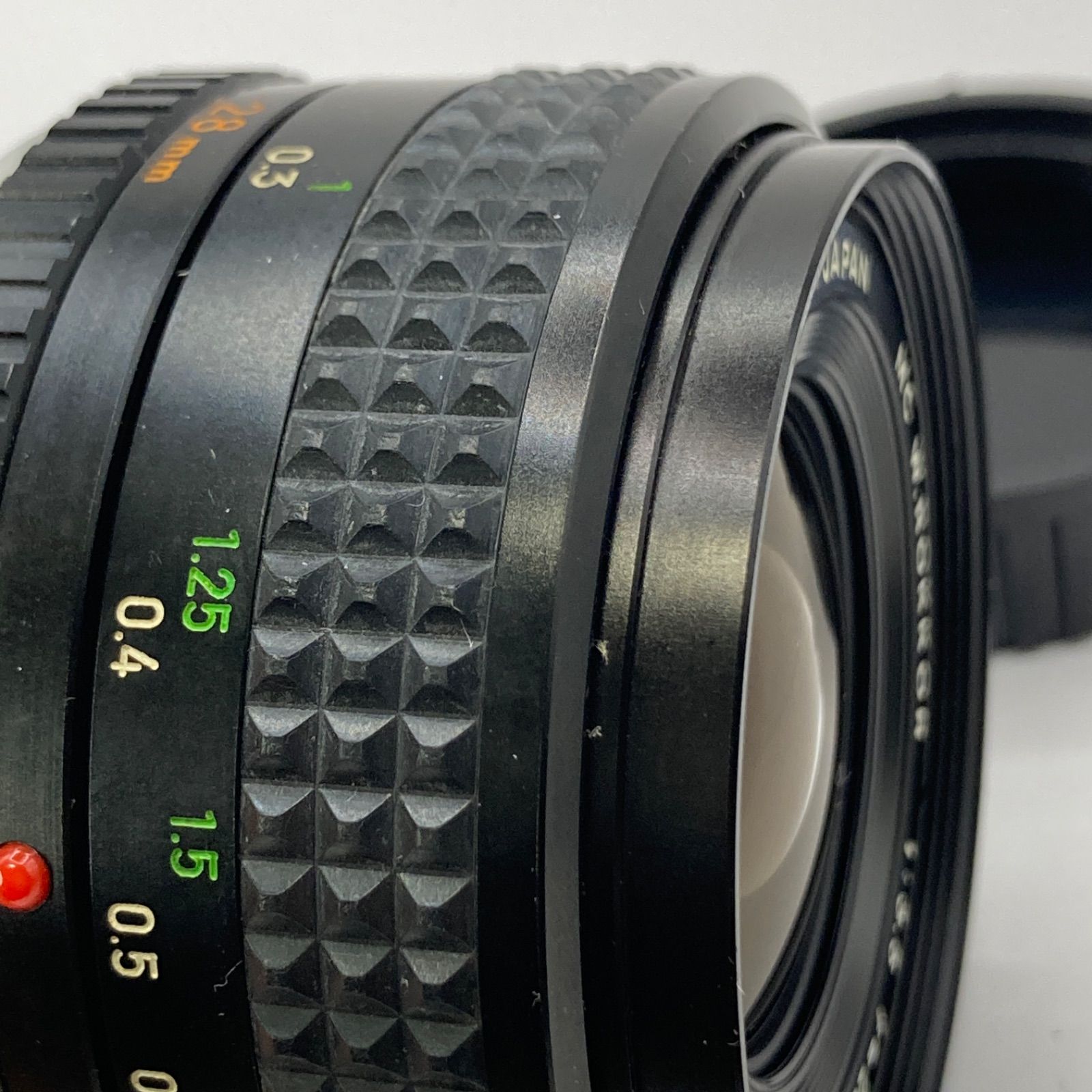 極上美品】Minolta MC W.ROKKOR 28mm F3.5 光学クリア/黄変なし！絞り