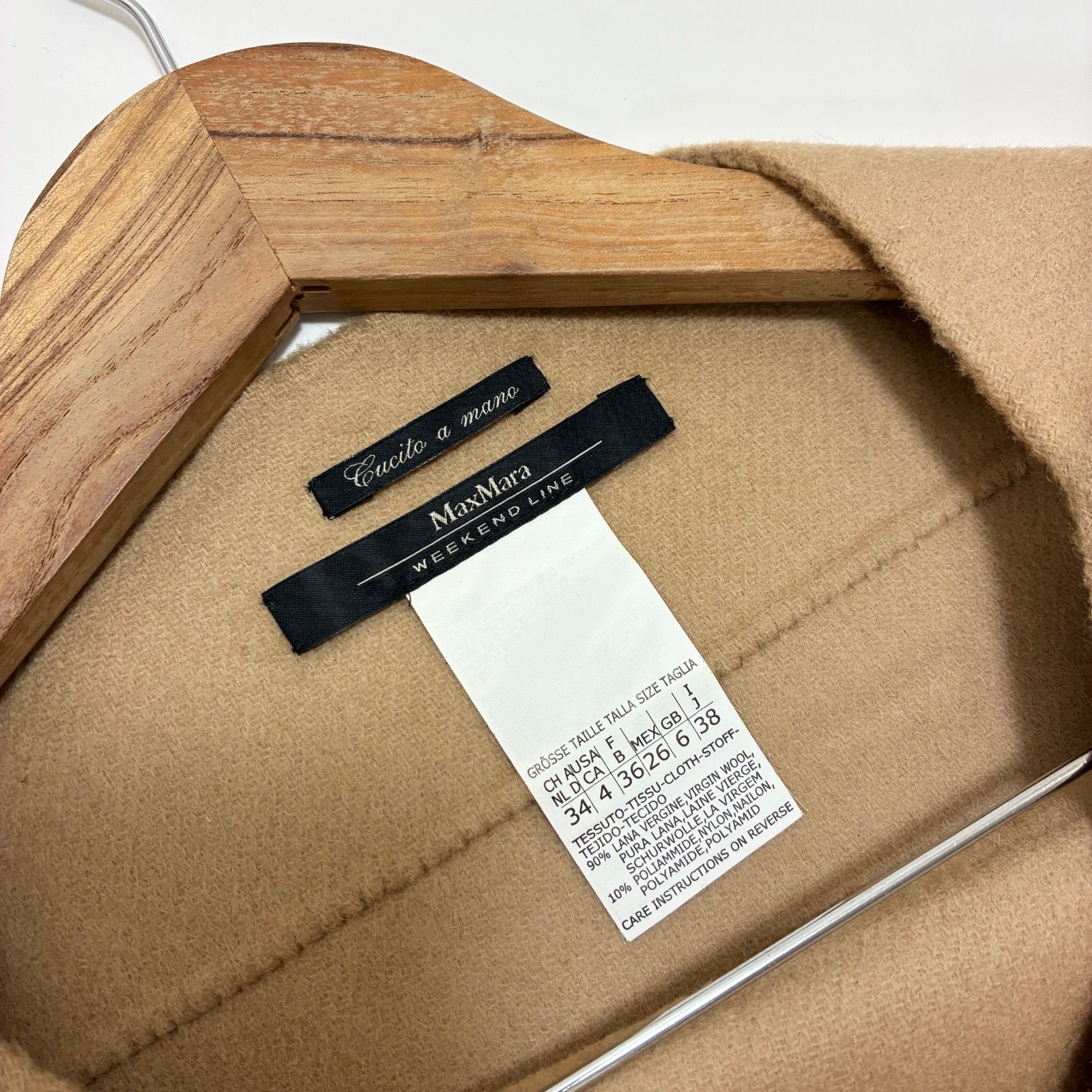 weekend Max Mara マックスマーラ☆クチートアマーノ ダブルフェイス