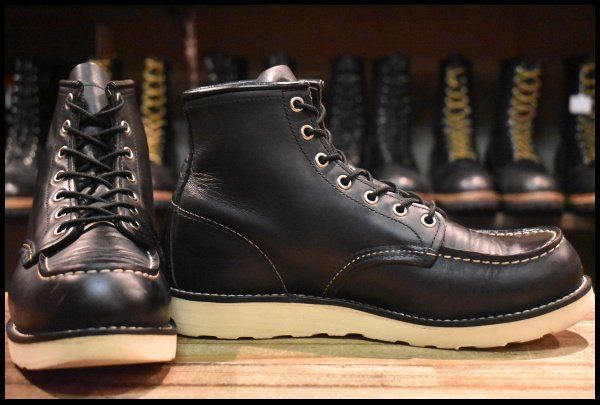 8E 良品 11年】レッドウィング 8179 アイリッシュセッター 黒 ブラック