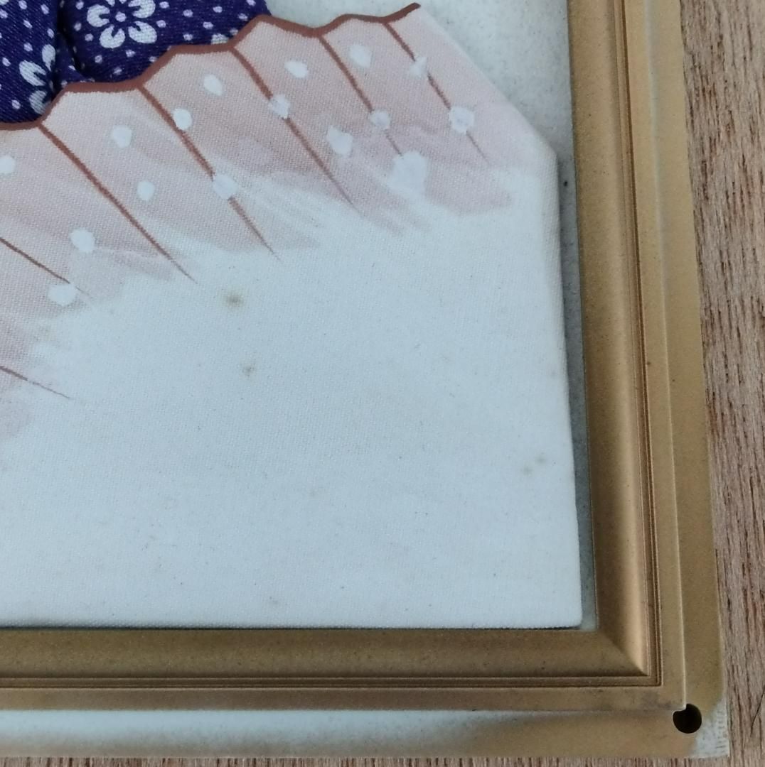 額入り 押し絵 着物 日本美人 色紙 - メルカリ