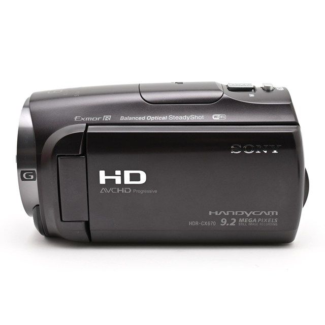 美品＞ SONY HDR-CX670 ボルドーブラウン｜HDビデオカメラ Handycam