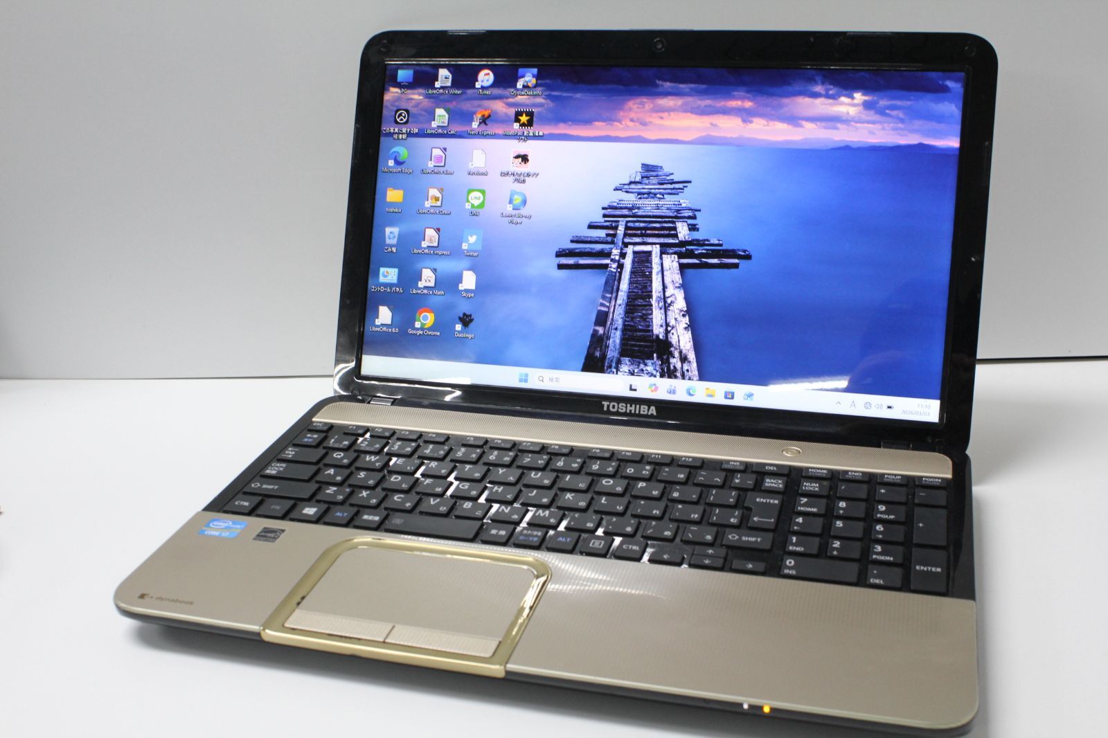 中古ノートPC】東芝〈dynabook T552/58GKD〉Intel Core i7/SSD512GB 