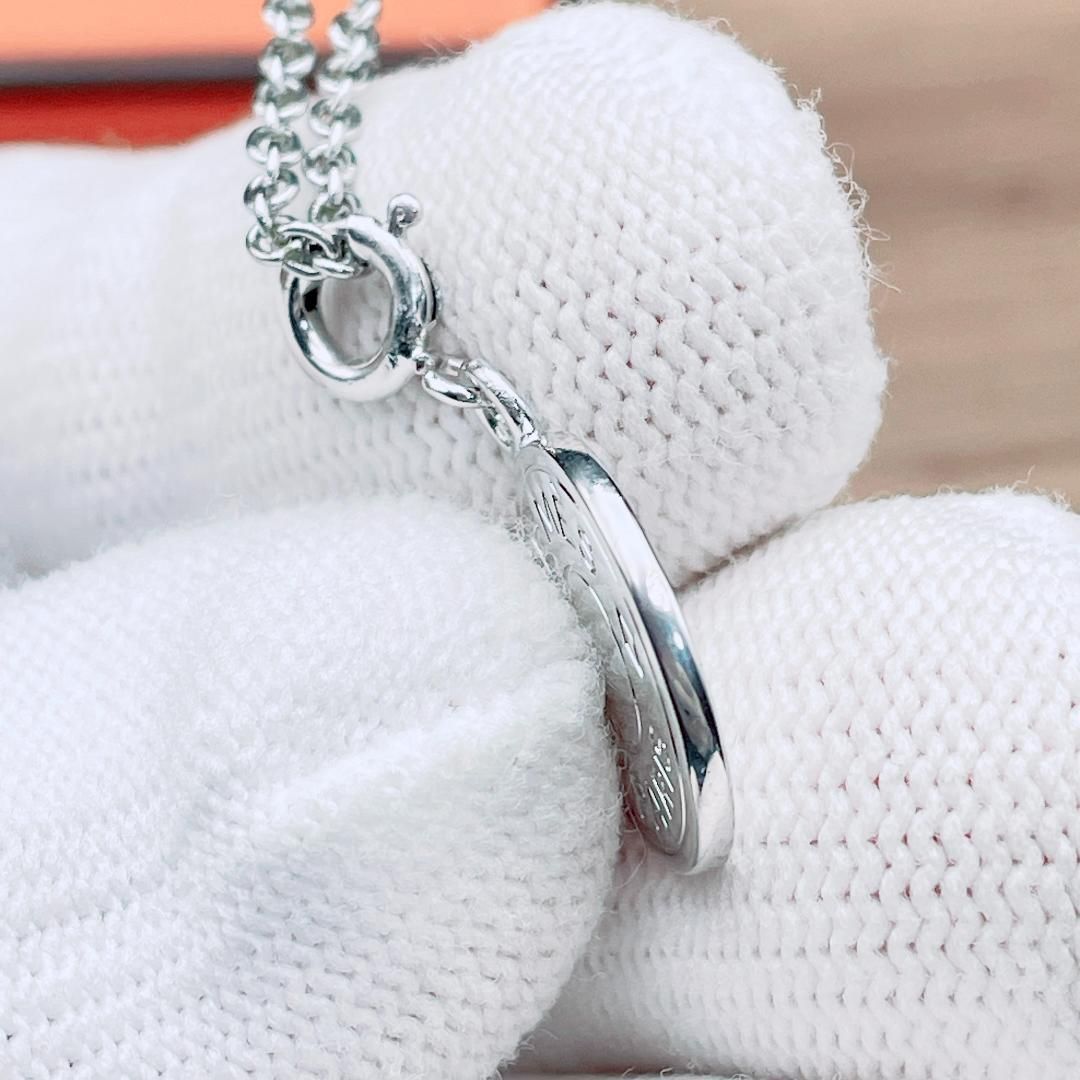 ◇エルメス◇ 仕上済 HERMES セリエ ネックレス シルバーカラー 小