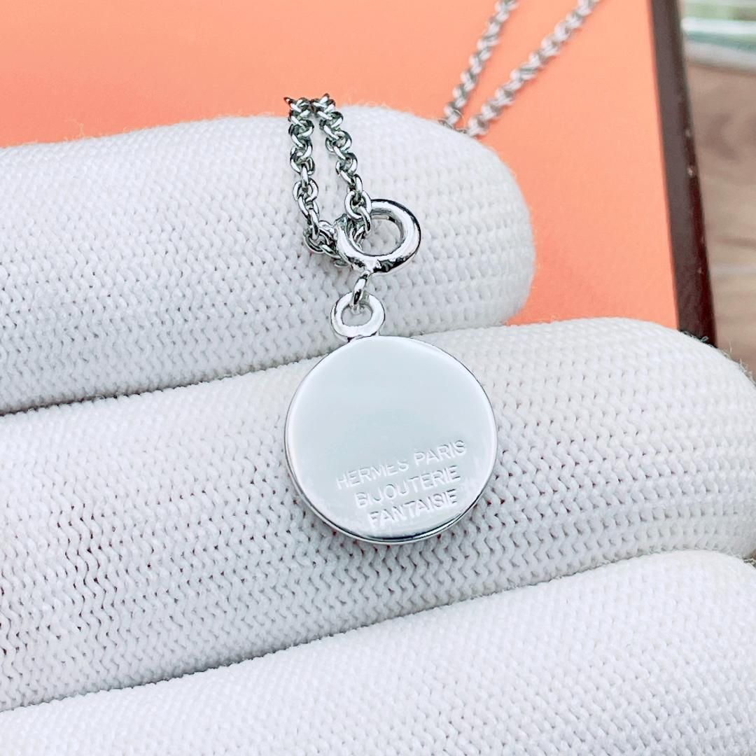 ◇エルメス◇ 仕上済 HERMES セリエ ネックレス シルバーカラー 小