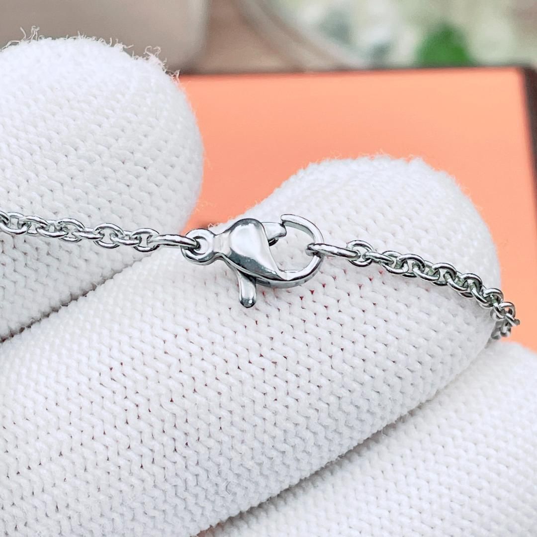 ◇エルメス◇ 仕上済 HERMES セリエ ネックレス シルバーカラー 小