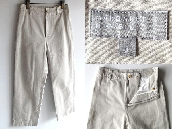 MARGARET HOWELL マーガレットハウエル 2023SS COTTON TWILL コットン