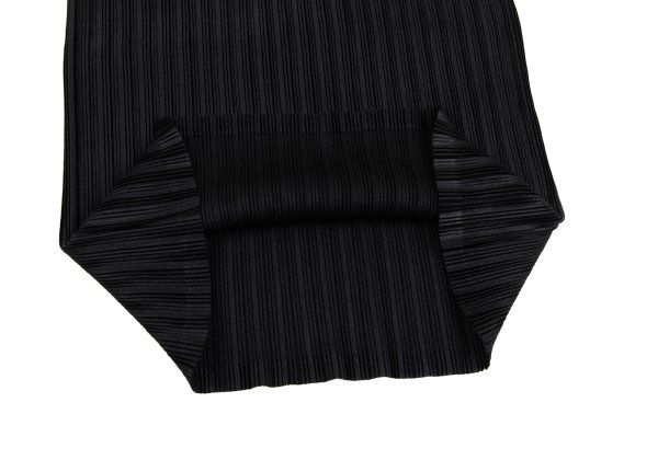 プリーツプリーズPLEATS PLEASE プリーツスヌード 黒 - メルカリ