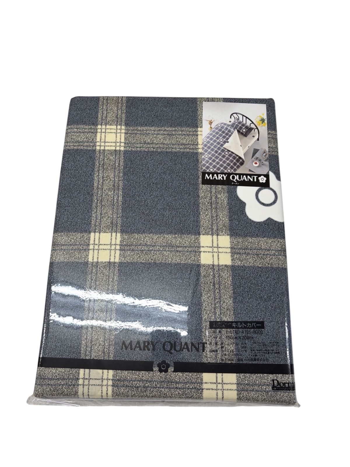 MARY QUANT】タータン キルトカバー フラットシーツ セット - メルカリ