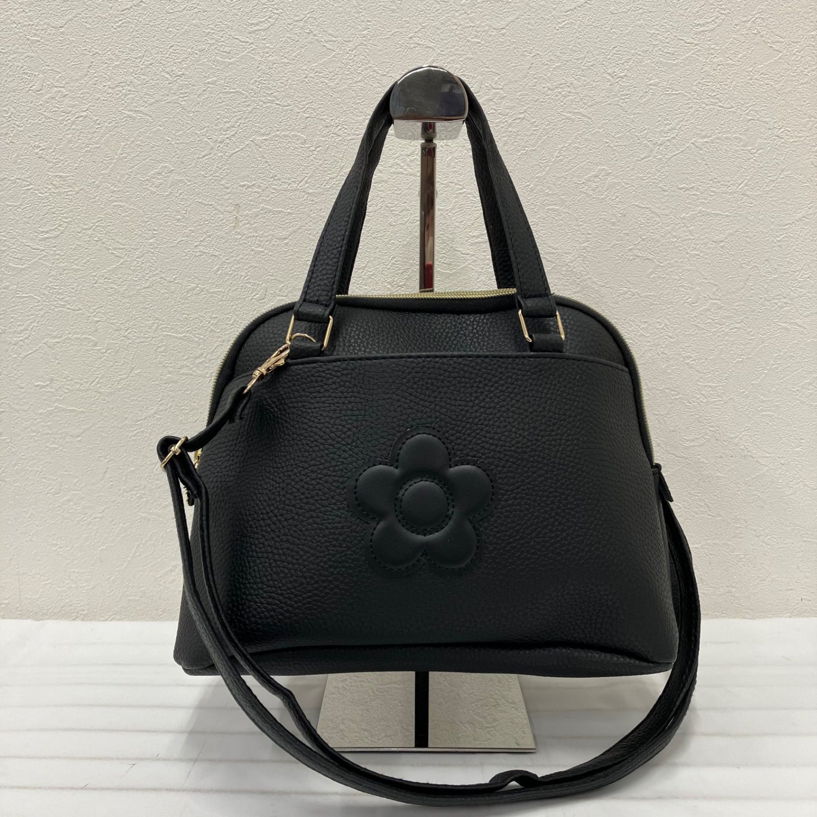 MARY QUANT マリークワント 2WAY ショルダーバッグ ハンドバッグ 巾着 