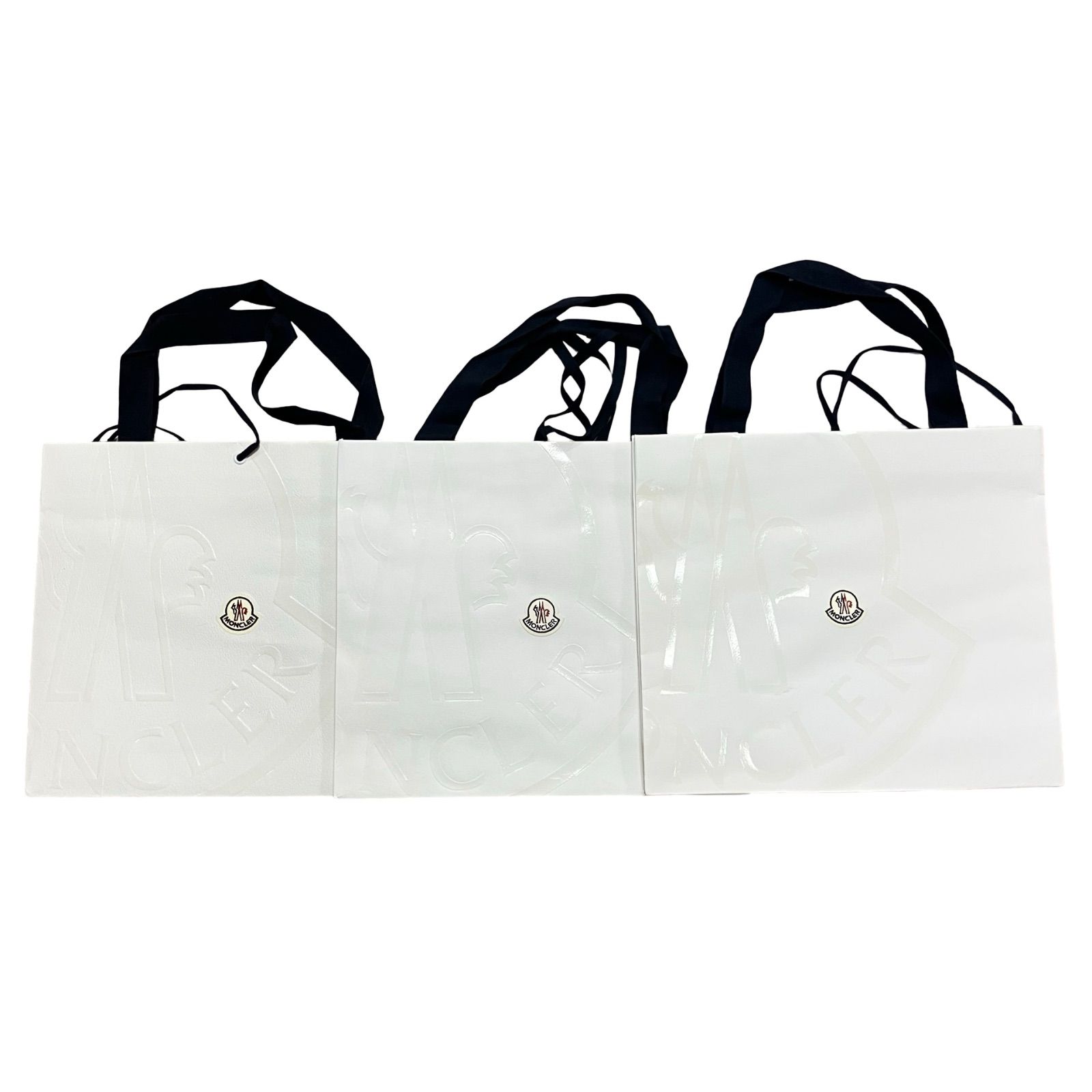 MONCLER モンクレール 紙袋 3枚セット ショップ袋 ショッパー【Z1778