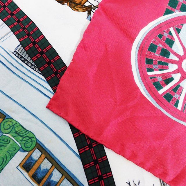 エルメス HERMES カレ90 スカーフ 冬の郵便馬車 L'Hiver en Poste 馬車