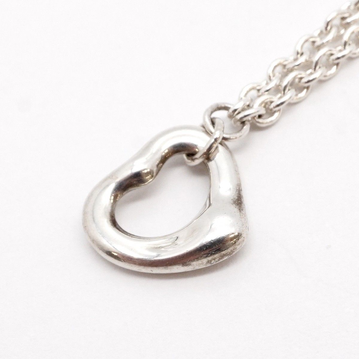 6jbb0636】ティファニー ブレスレット オープンハート シルバー925