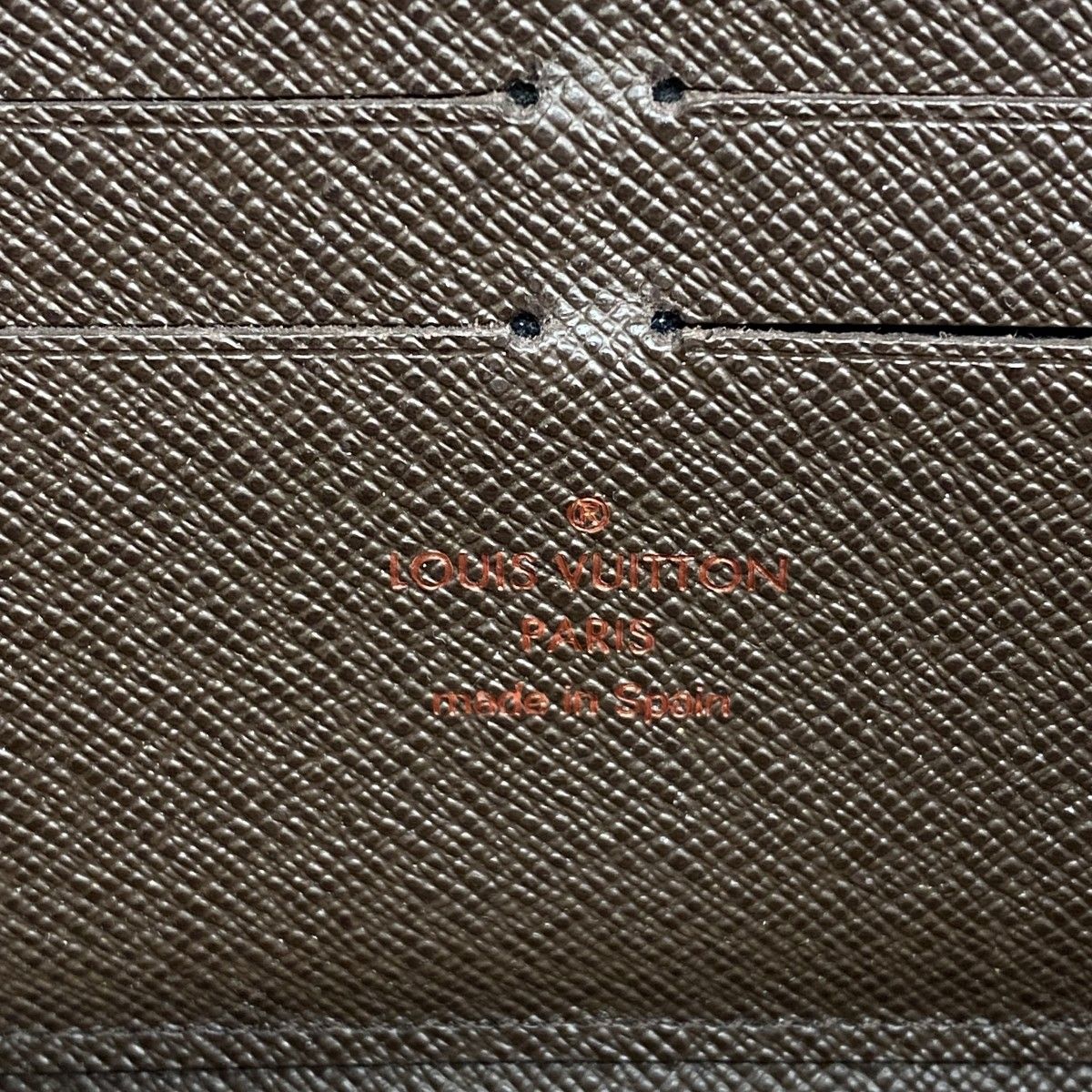 6bd5540】ルイヴィトン 長財布 ダミエ ジッピーウォレット N60015