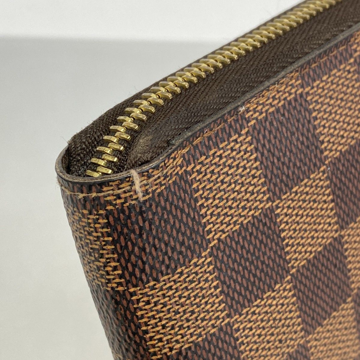 6bd5540】ルイヴィトン 長財布 ダミエ ジッピーウォレット N60015