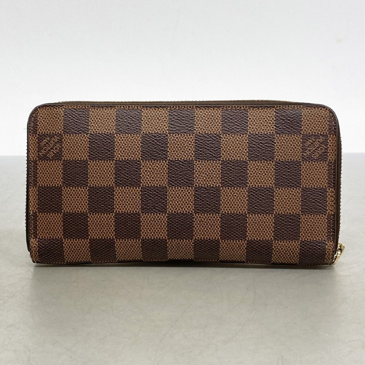 6bd5540】ルイヴィトン 長財布 ダミエ ジッピーウォレット N60015