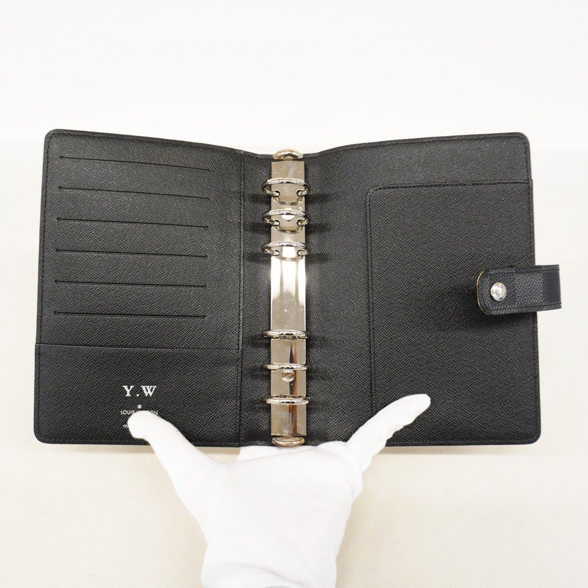 6bd5612-k】ルイヴィトン 手帳カバー ダミエ・グラフィット アジェンダ