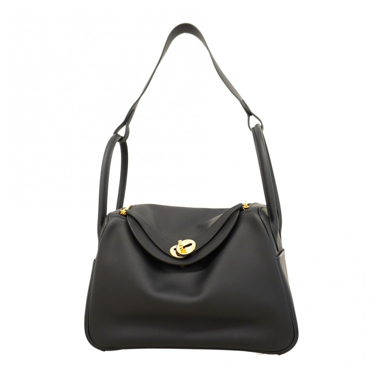 6bd5694】エルメス ハンドバッグ リンディ26 スイフト ブラック