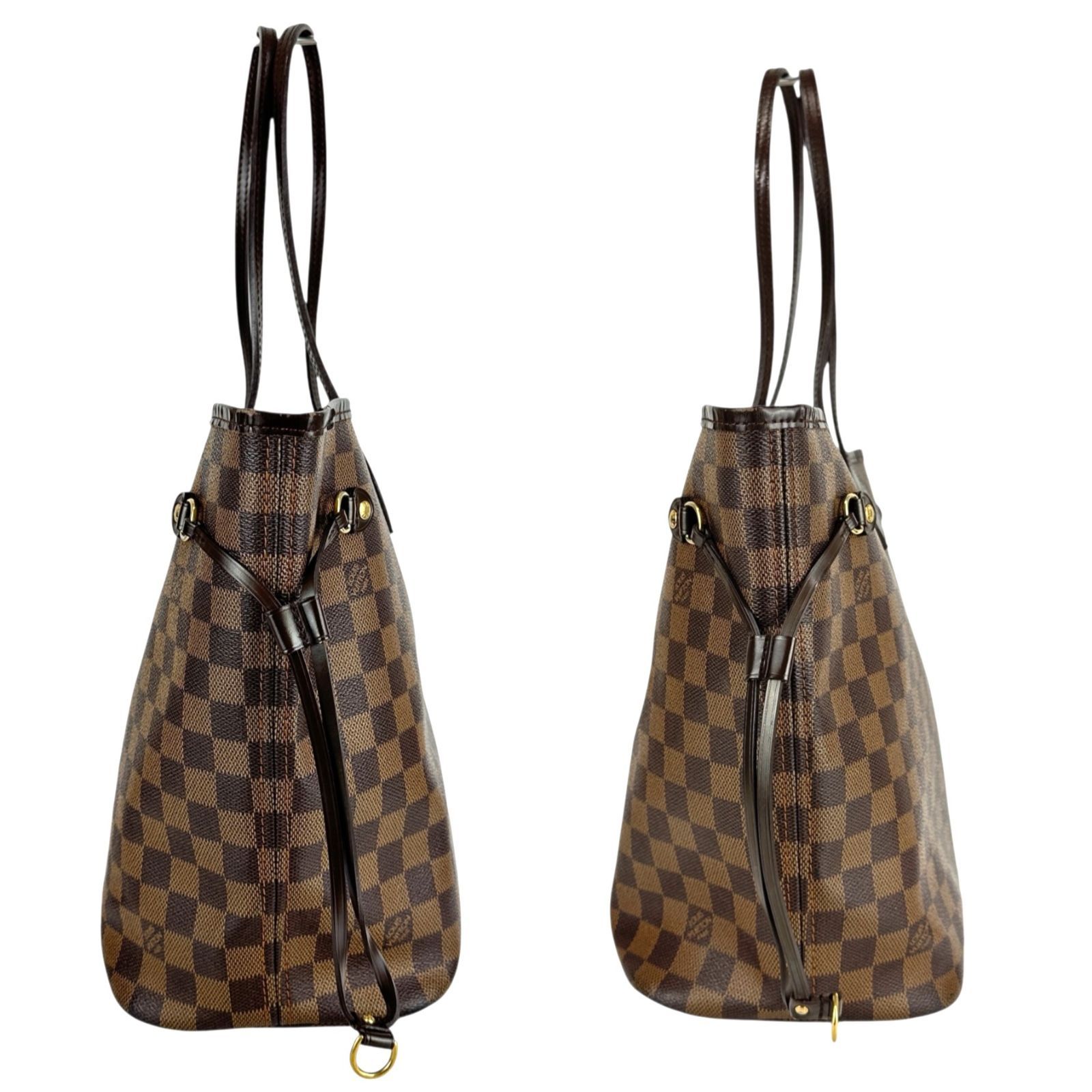 Louis Vuitton】ルイヴィトン N51105 ネヴァーフルMM ダミエ エベヌ 