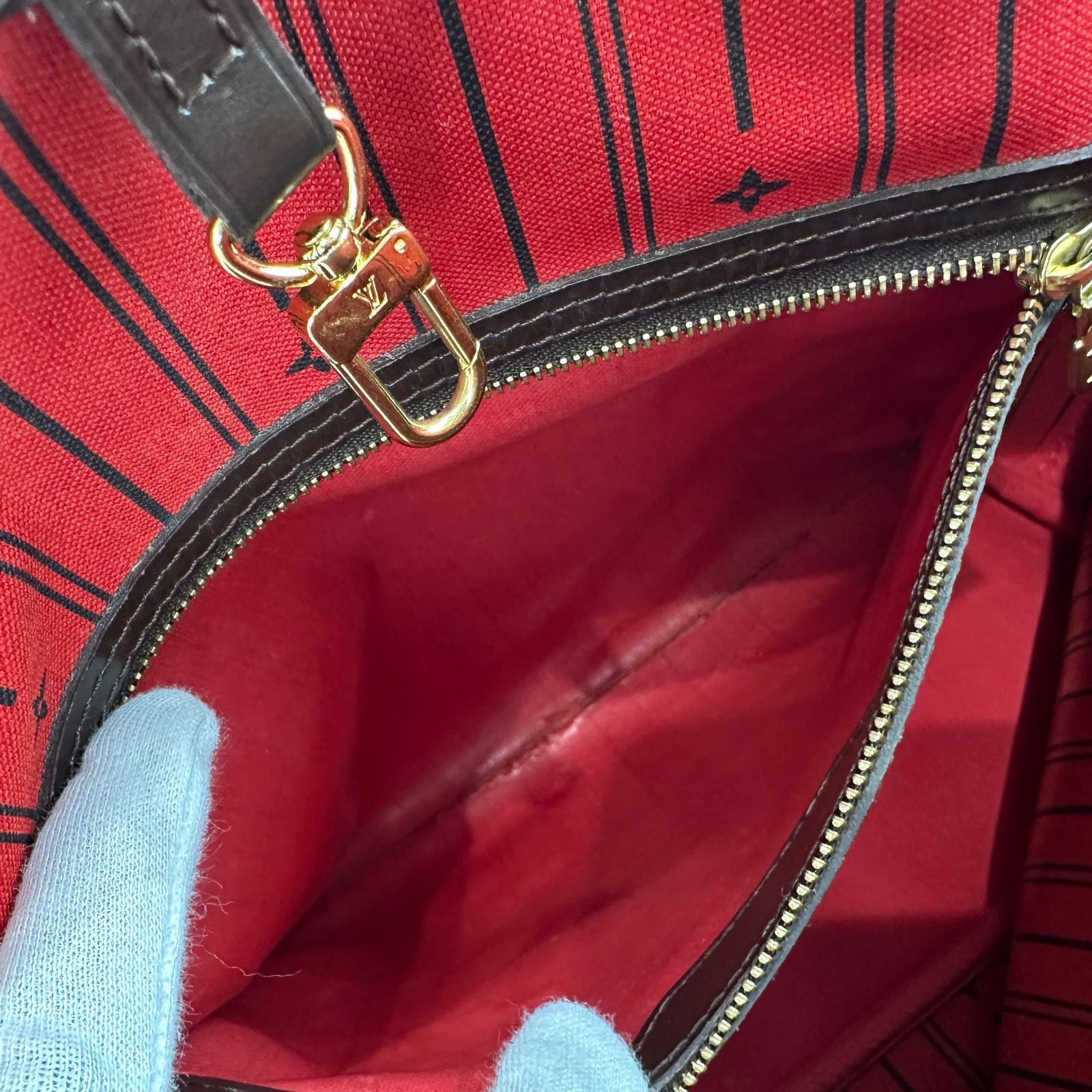 Louis Vuitton】ルイヴィトン N51105 ネヴァーフルMM ダミエ エベヌ 